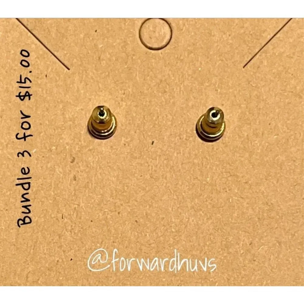 Bundle Sale 3 for $15 | Gold-tone Circular Rope Style Earrings